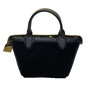 Bolsa Longchamp Preto e Dourado