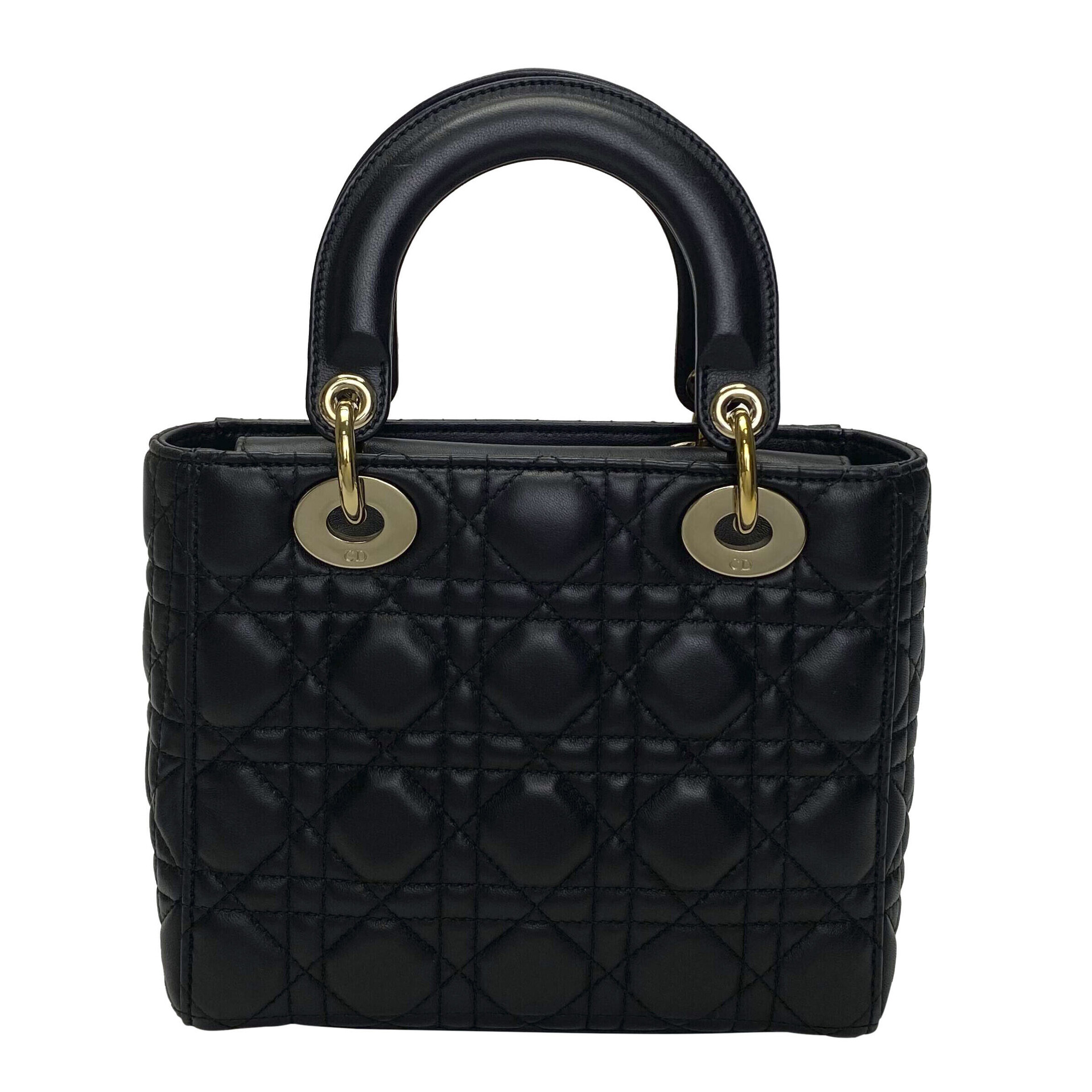 Bolsa Christian Dior Lady Dior Preta