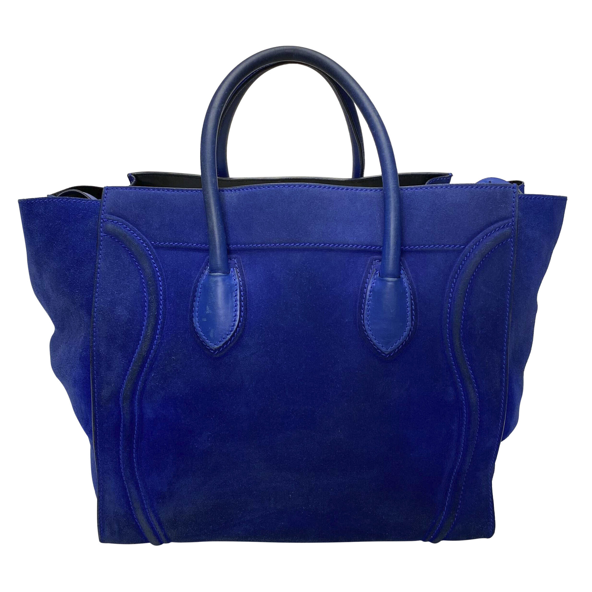 Bolsa Celine Phantom Suede Azul