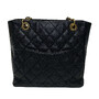 Bolsa Chanel Petit Shopper Preta Couro Caviar