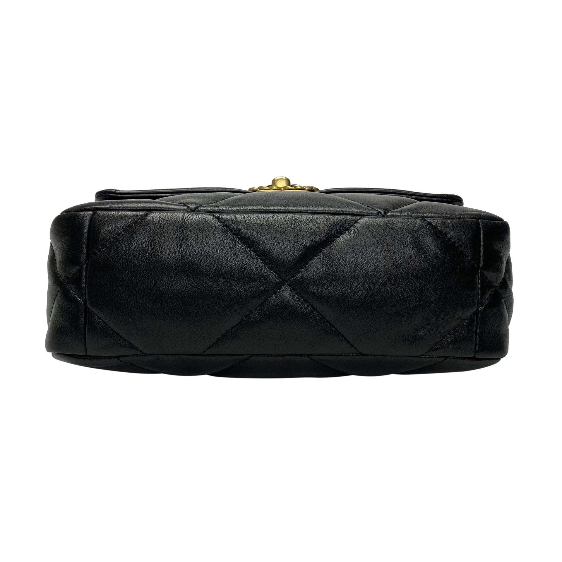 Bolsa Chanel 19 Couro Preto