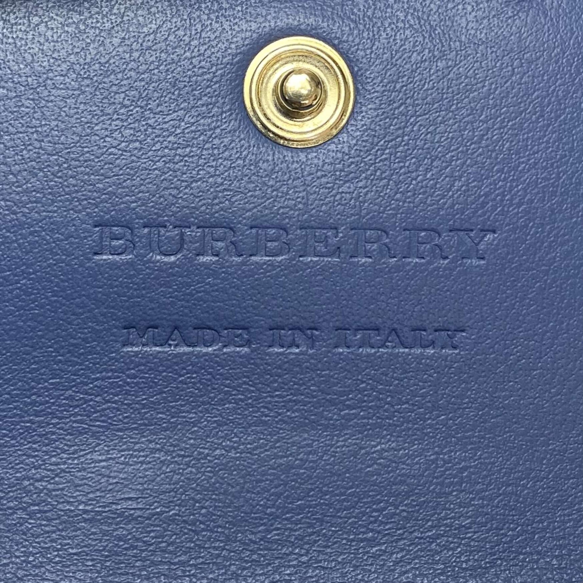 Carteira Burberry Couro Multicolor