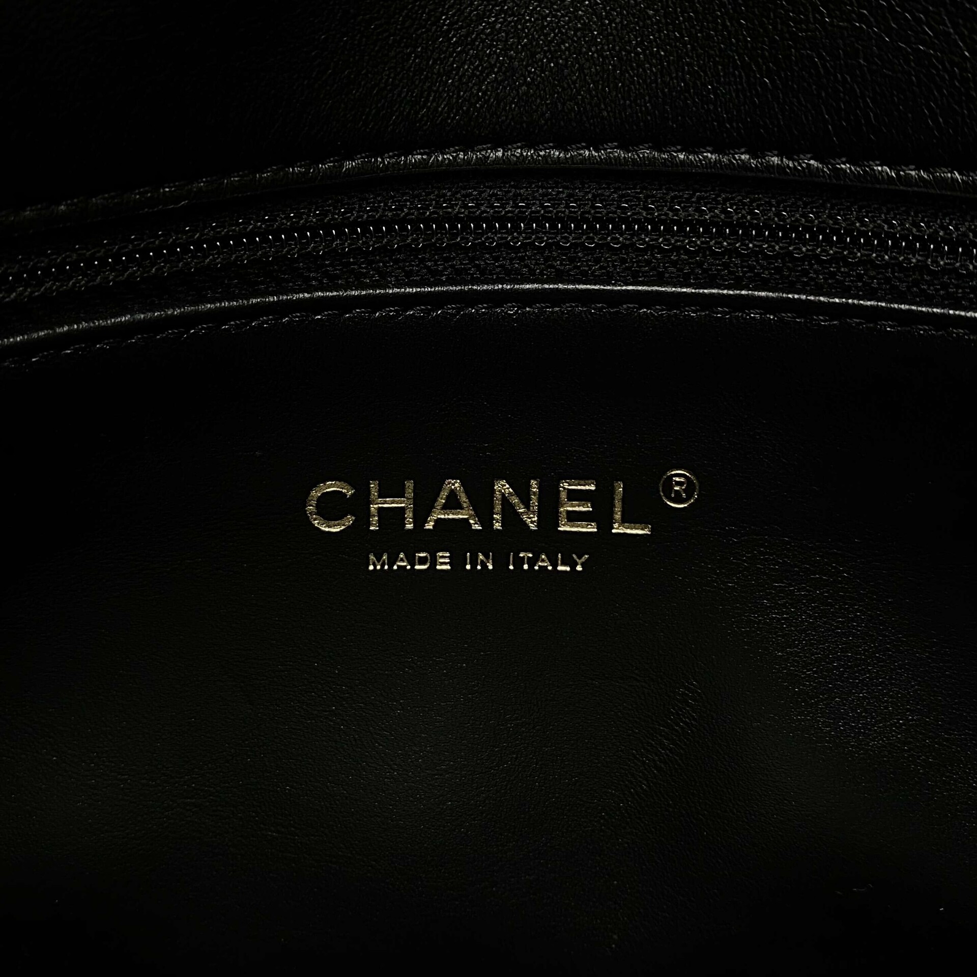 Bolsa Chanel Couro Preto