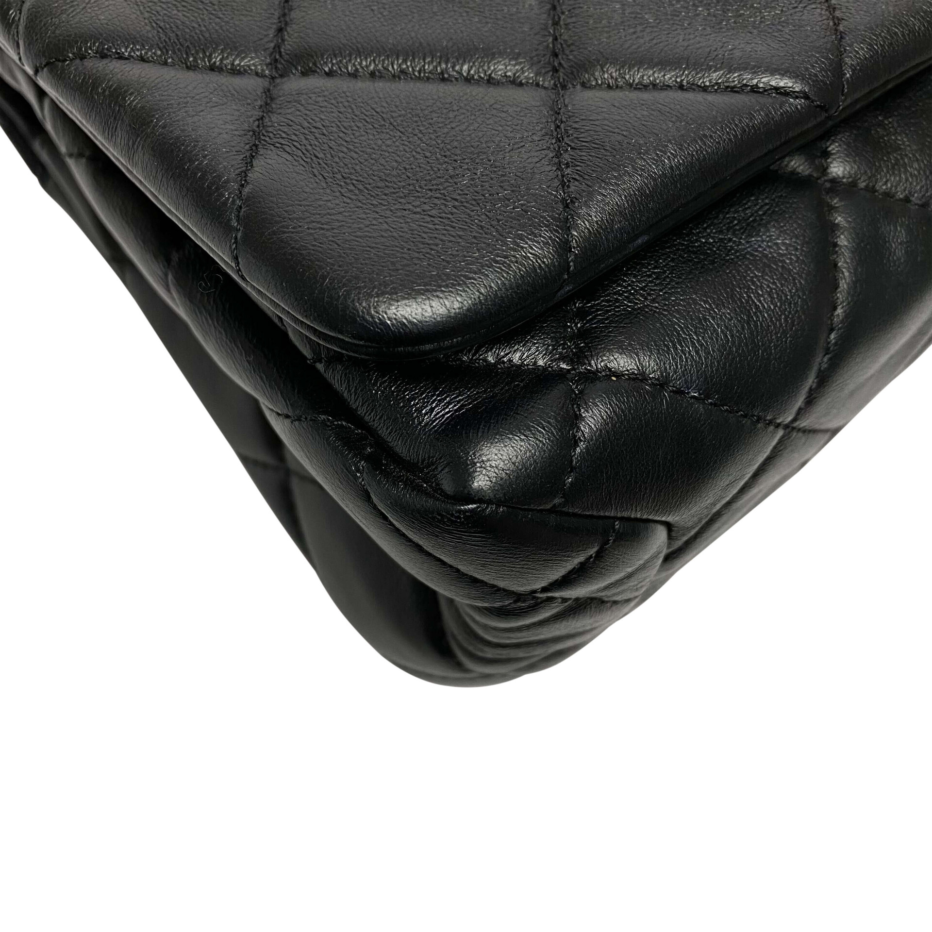 Bolsa Chanel Couro Preto