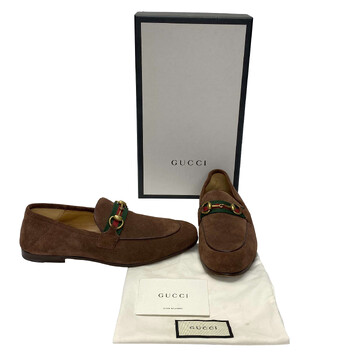 Mocassim Gucci Camurça Marrom