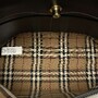 Bolsa Burberry Couro Preto e Xadrez