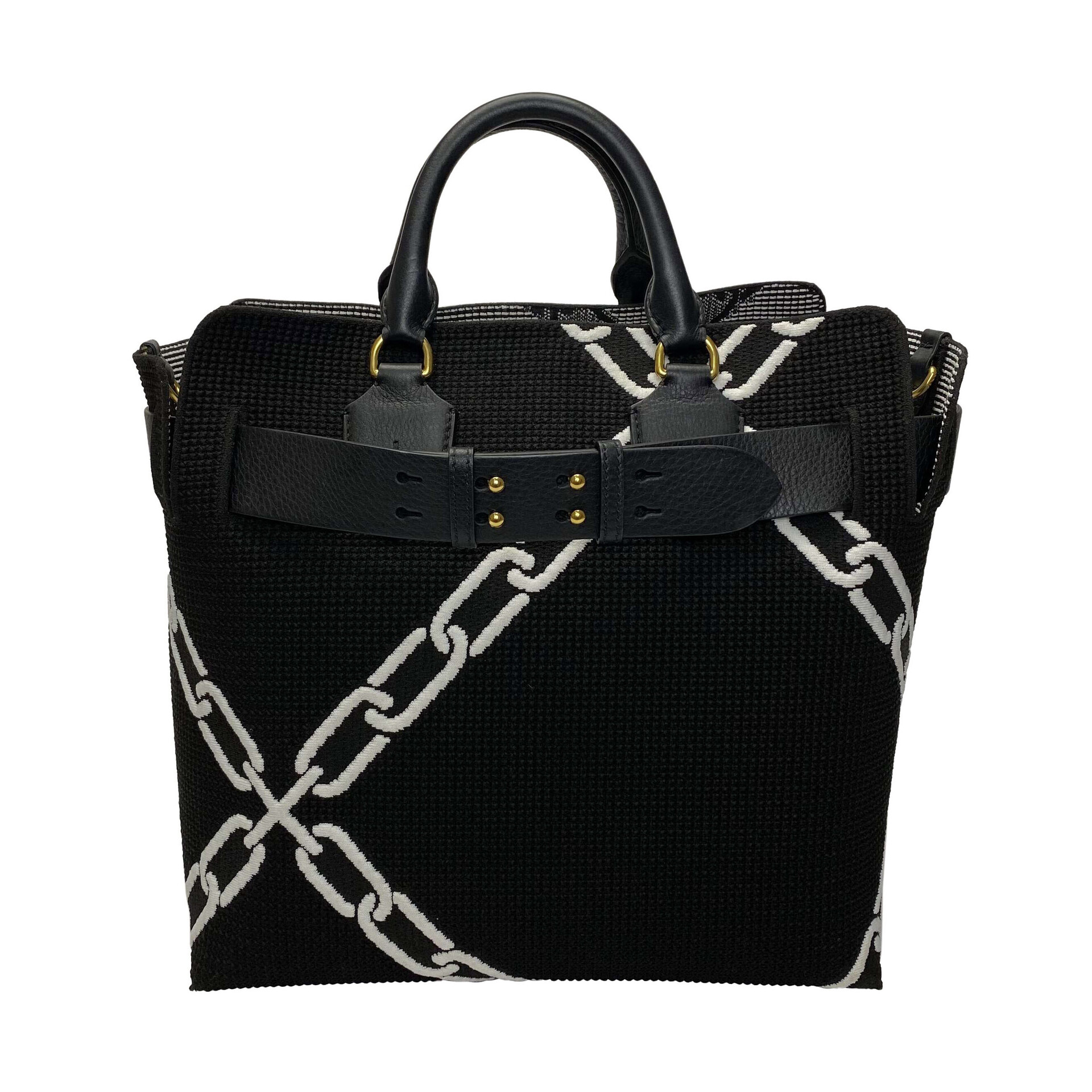 Bolsa Burberry The Belt Preto e Branco