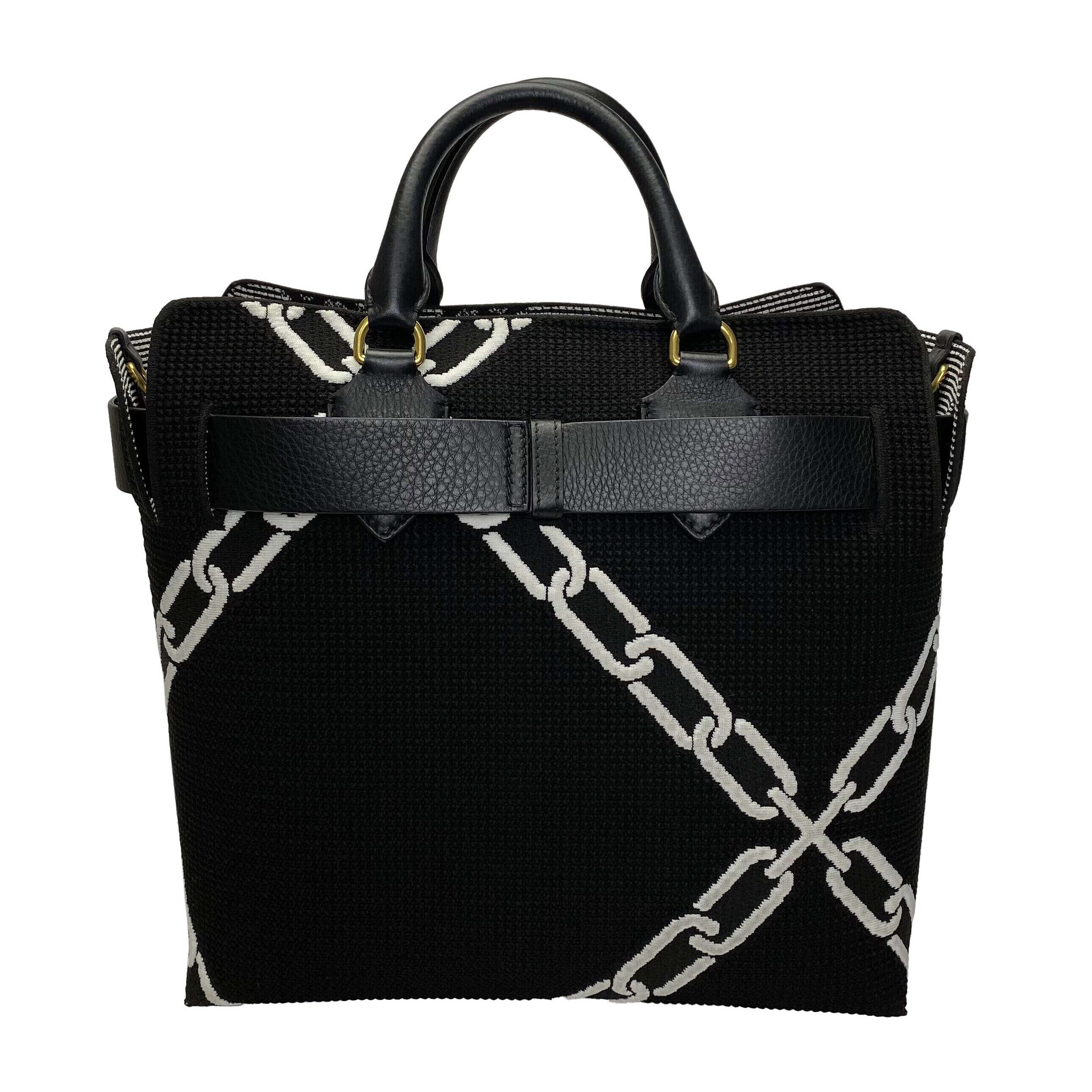 Bolsa Burberry The Belt Preto e Branco