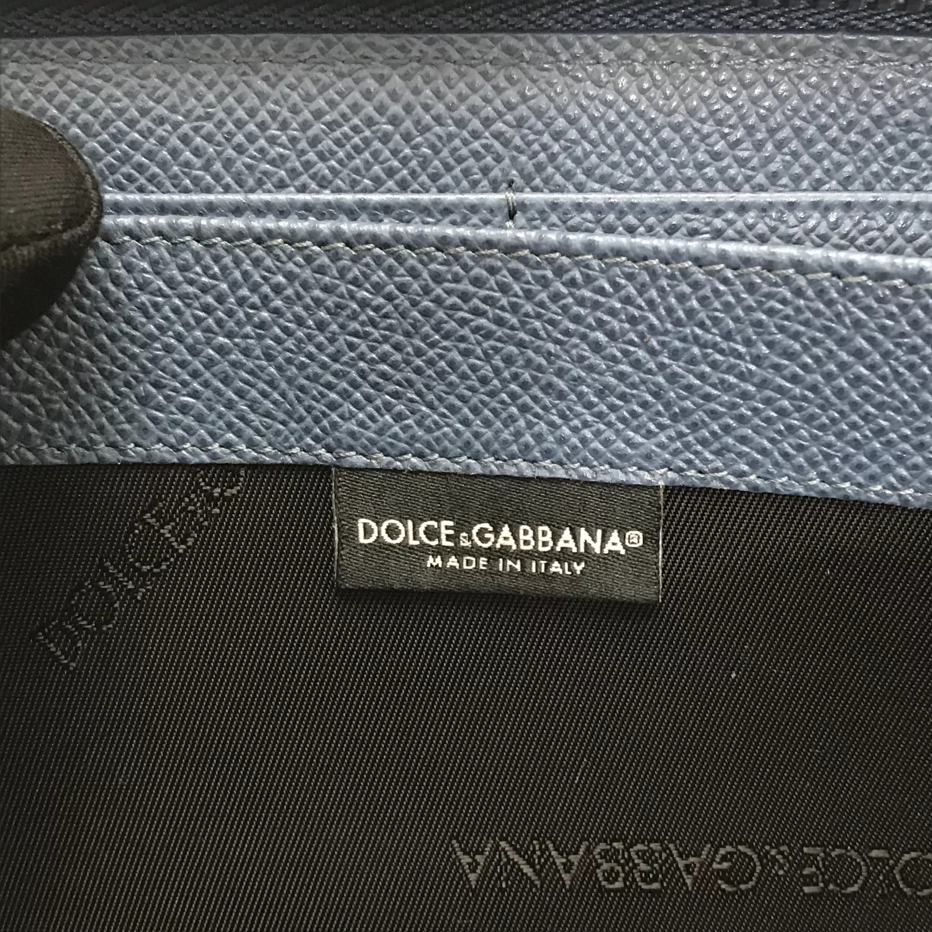 Carteira Dolce & Gabbana Couro Azul