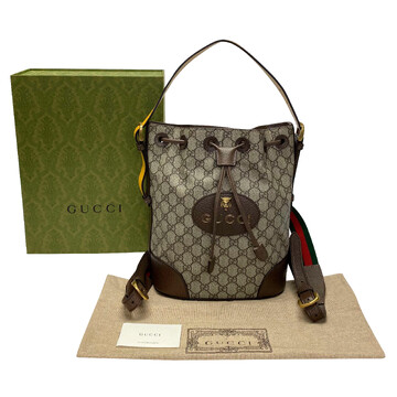 Bolsa Gucci 2 em 1 Neo Vintage Bucket Backpack