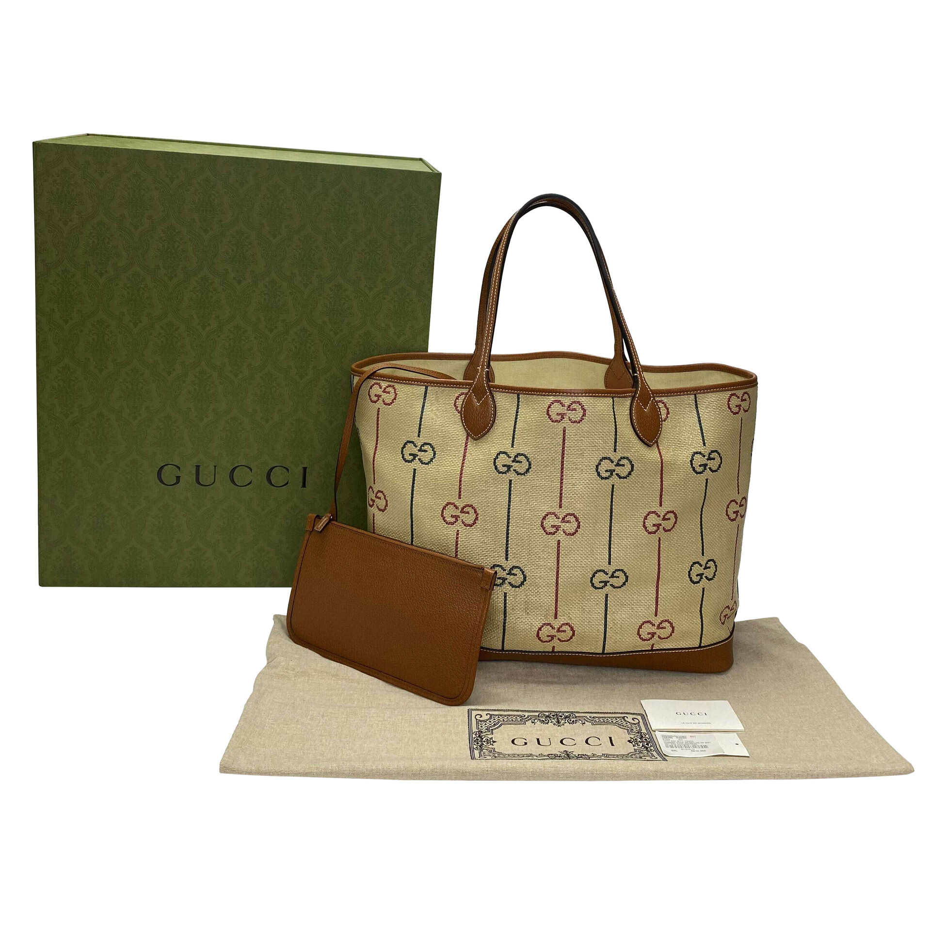 Bolsa Gucci Tote With Pouch