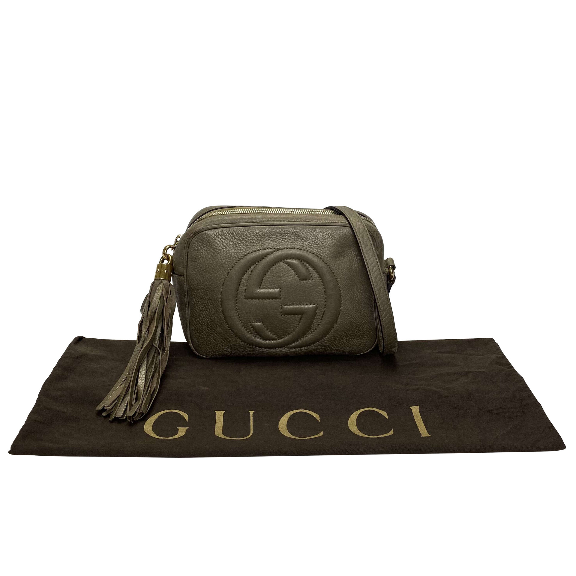 Bolsa Gucci Soho Disco Metalizada