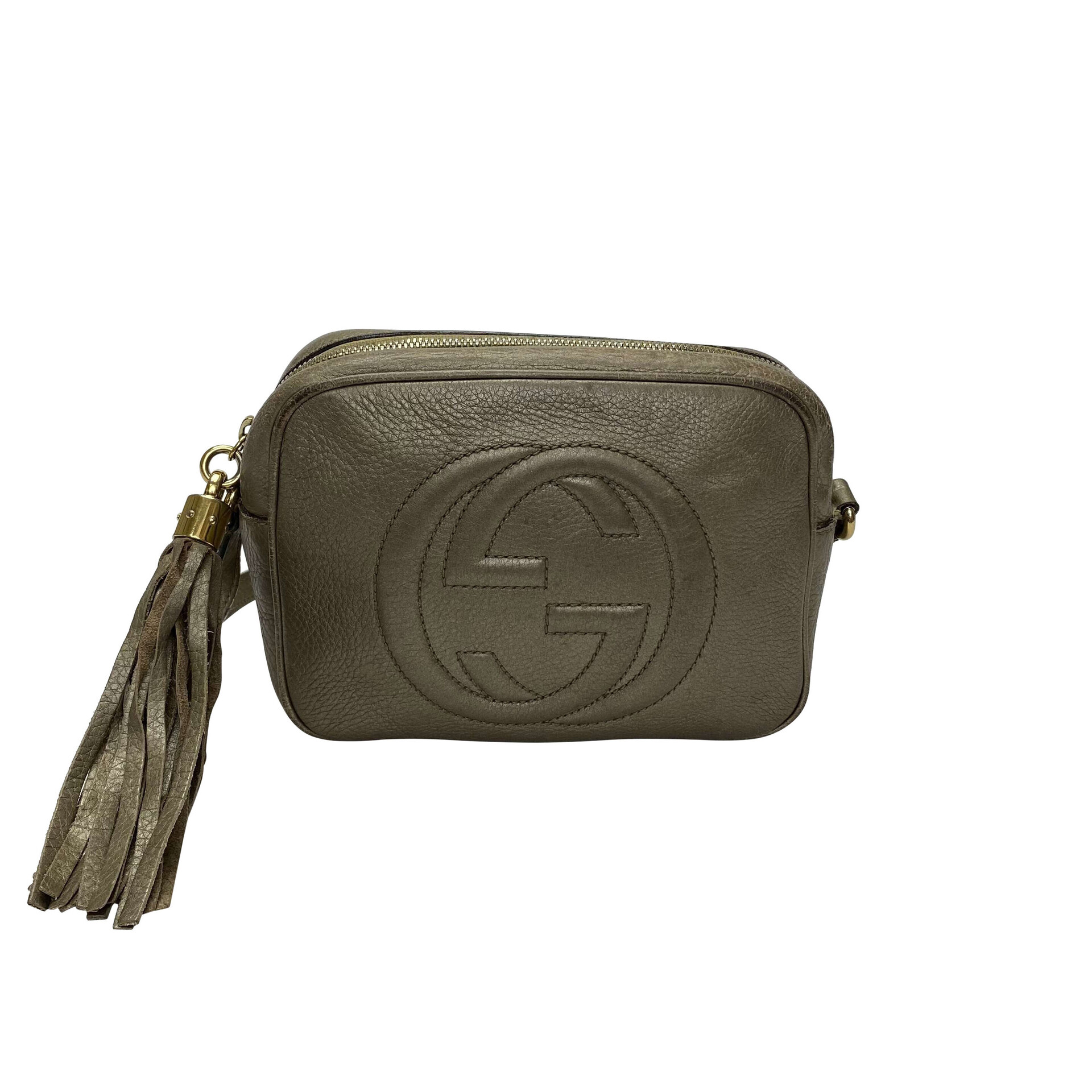 Bolsa Gucci Soho Disco Metalizada