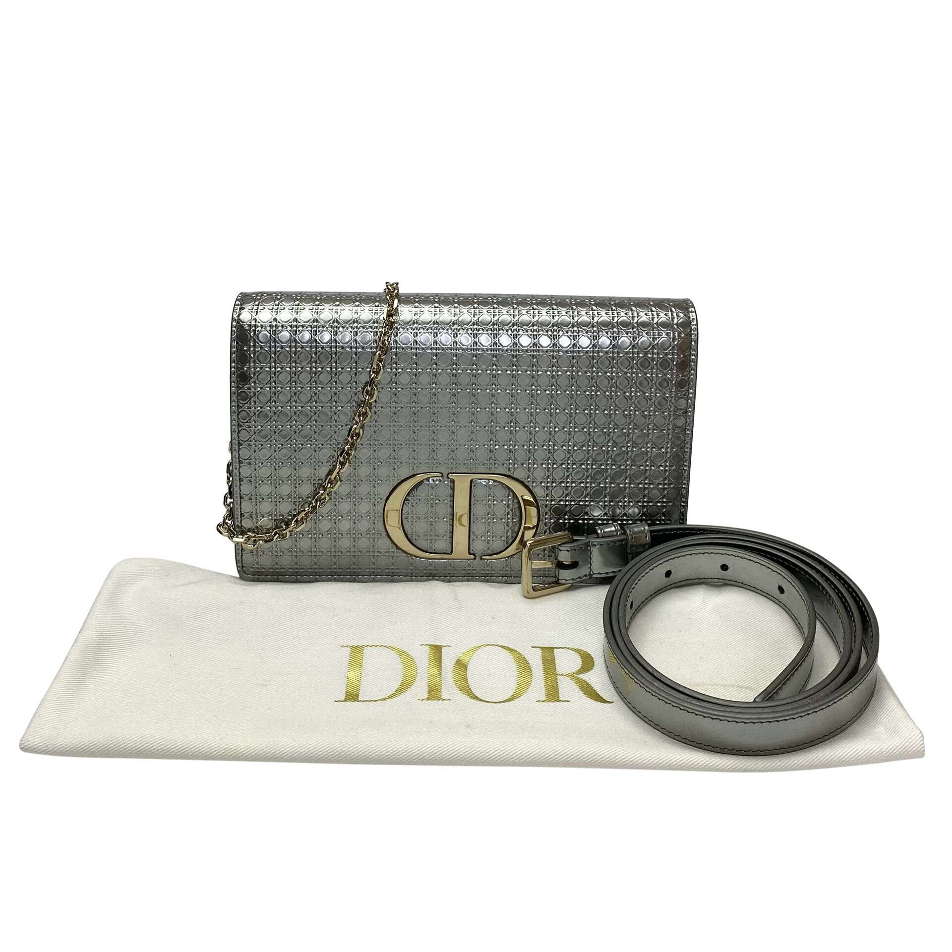 Bolsa Christian Dior Micro-Cannage 30 Montaigne 2 em 1