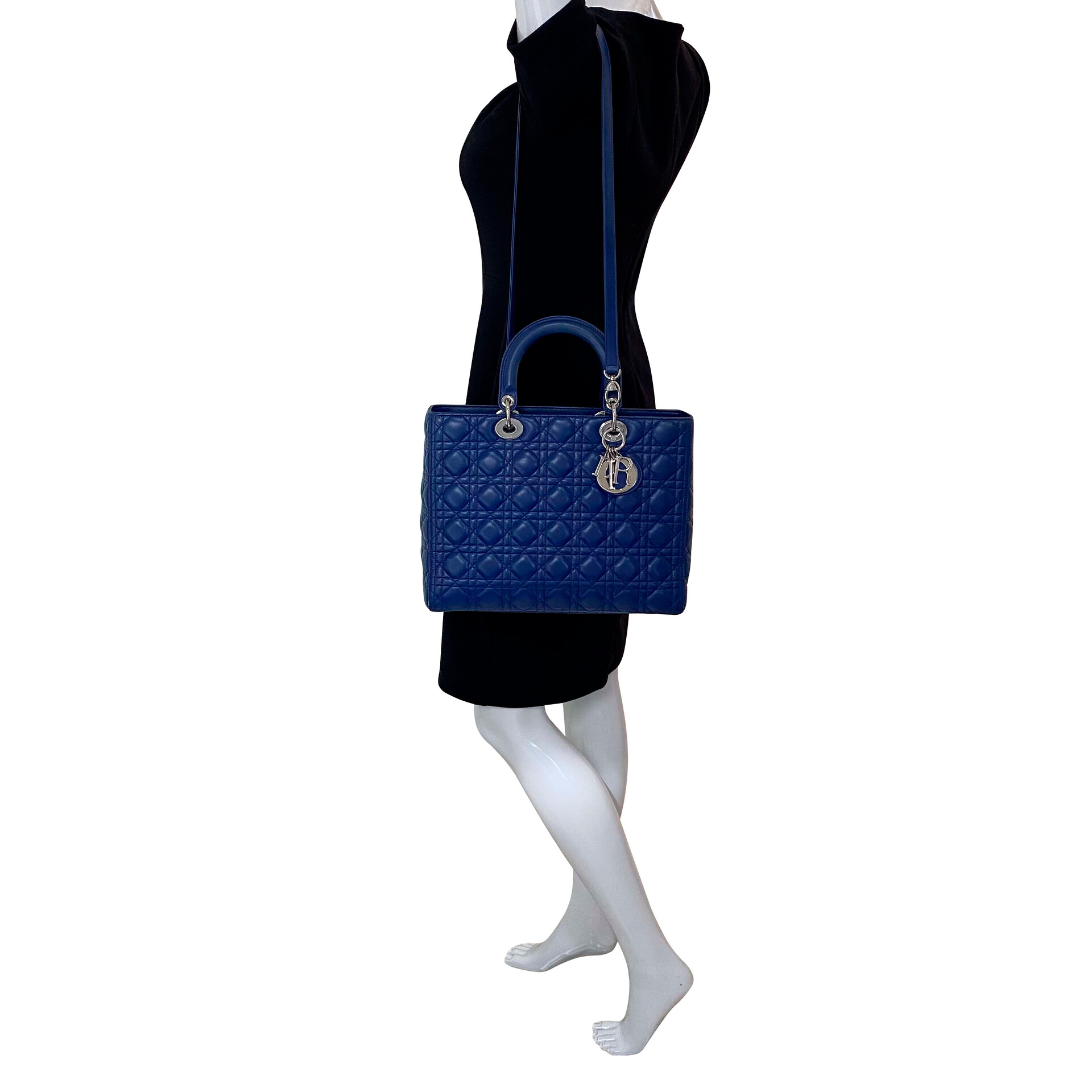 Bolsa Christian Dior Lady Dior Azul