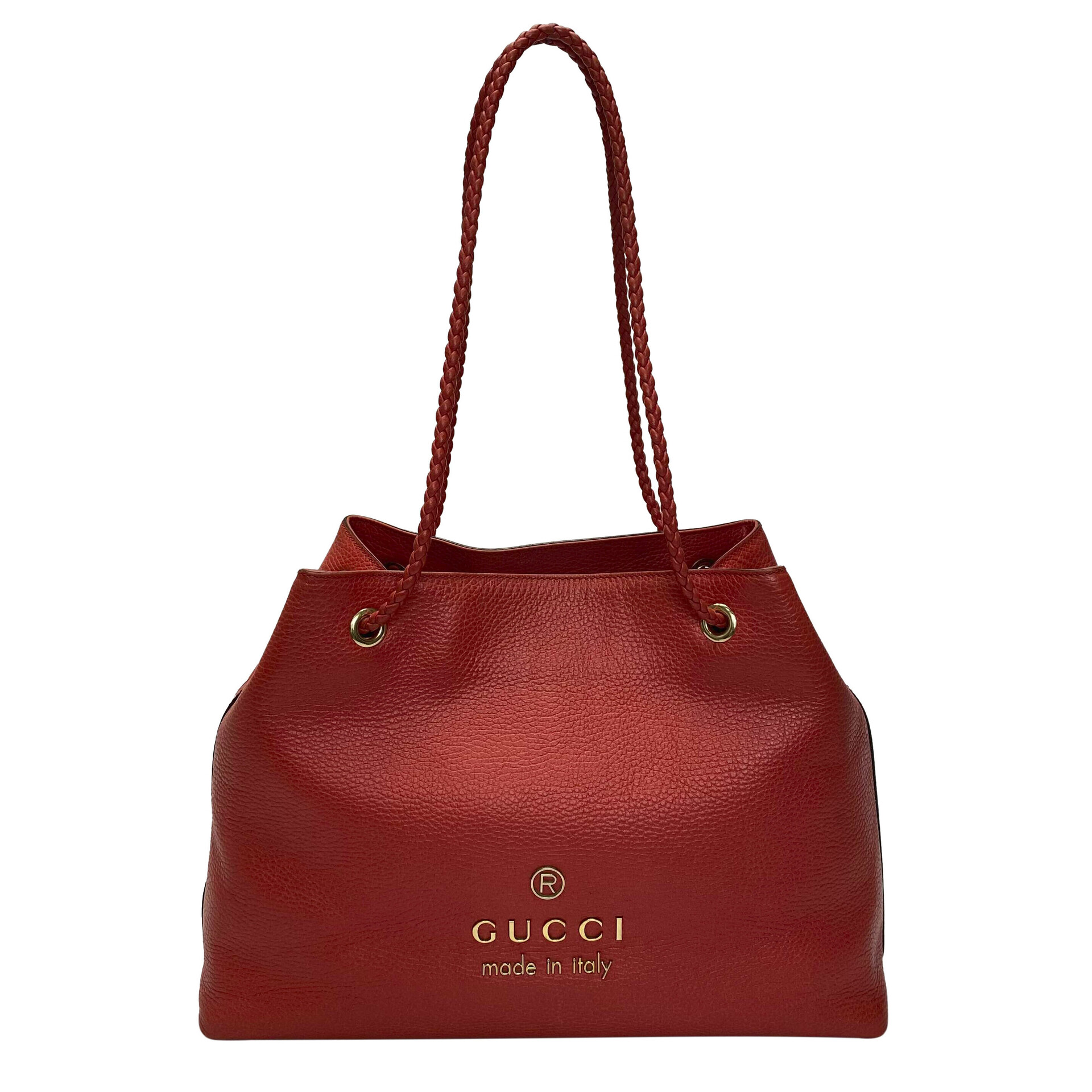 Bolsa Gucci Gifford Couro Laranja