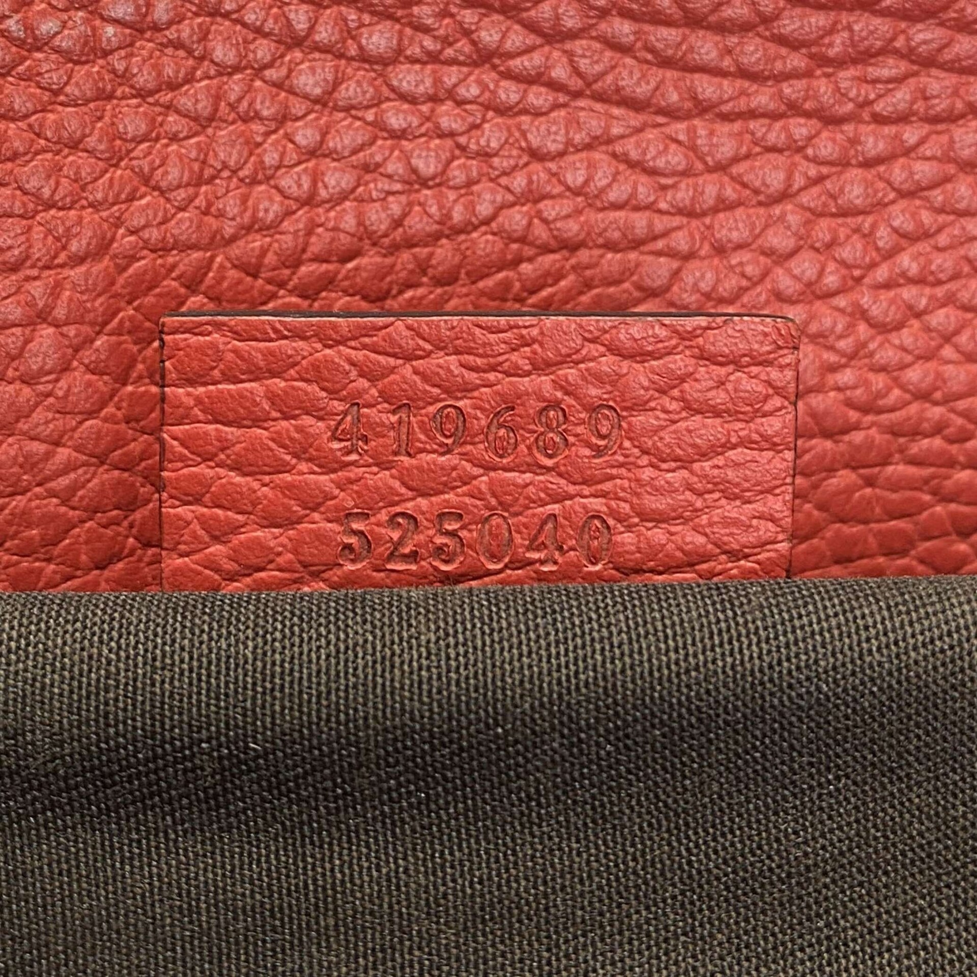 Bolsa Gucci Gifford Couro Laranja