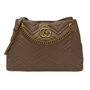 Bolsa Gucci GG Marmont Shoulder Nude