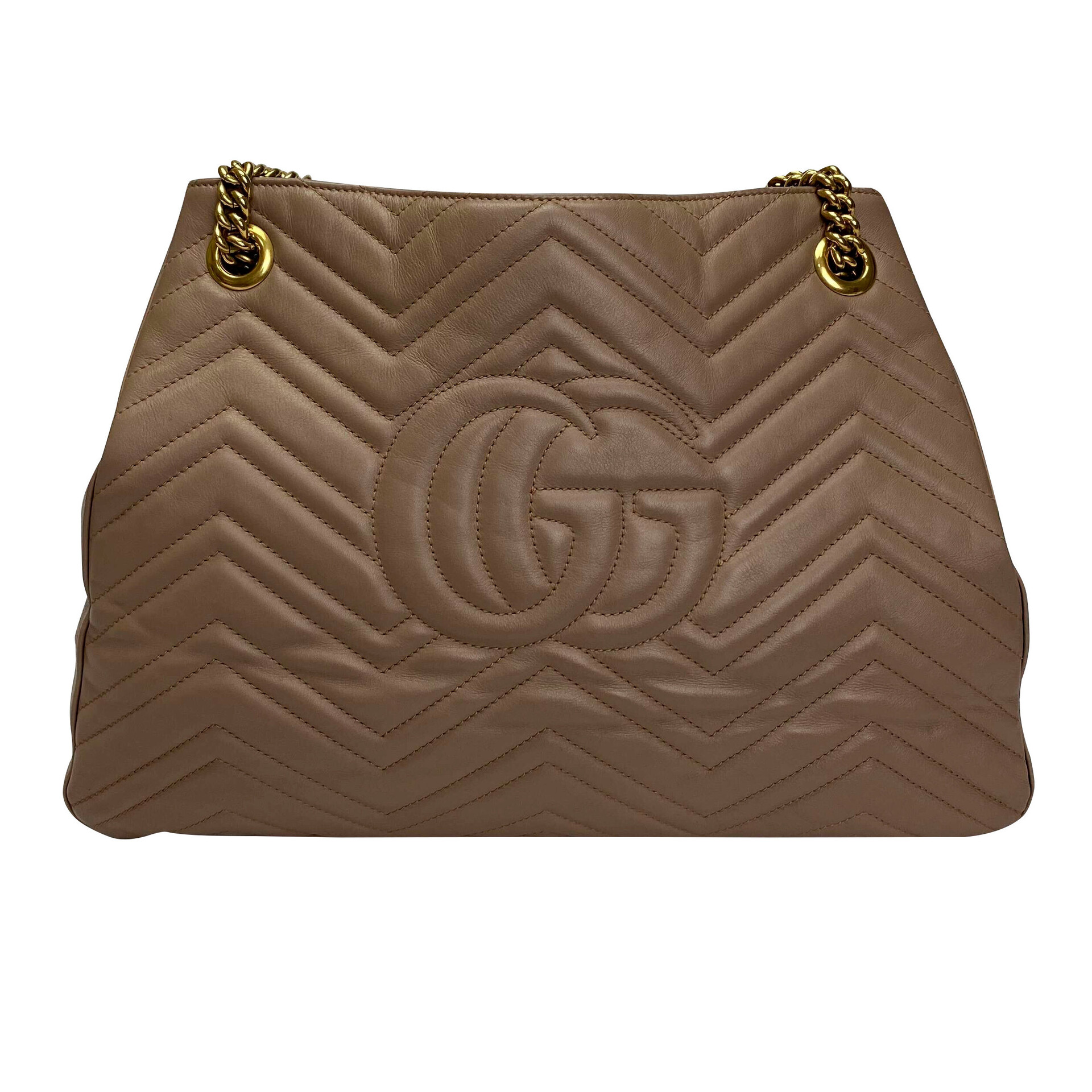 Bolsa Gucci GG Marmont Shoulder Nude