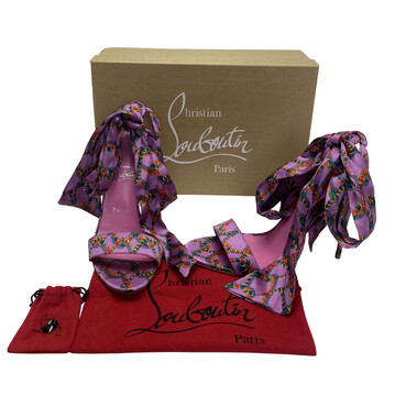 Sandália Christian Louboutin Du Desert Rosa