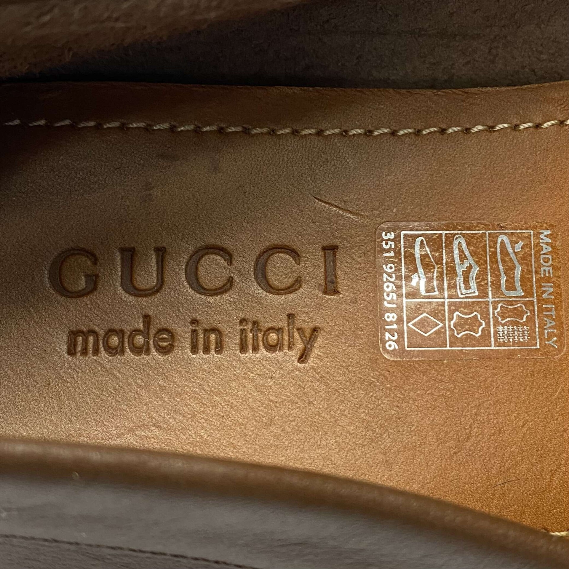 Mocassim Gucci Couro Marrom