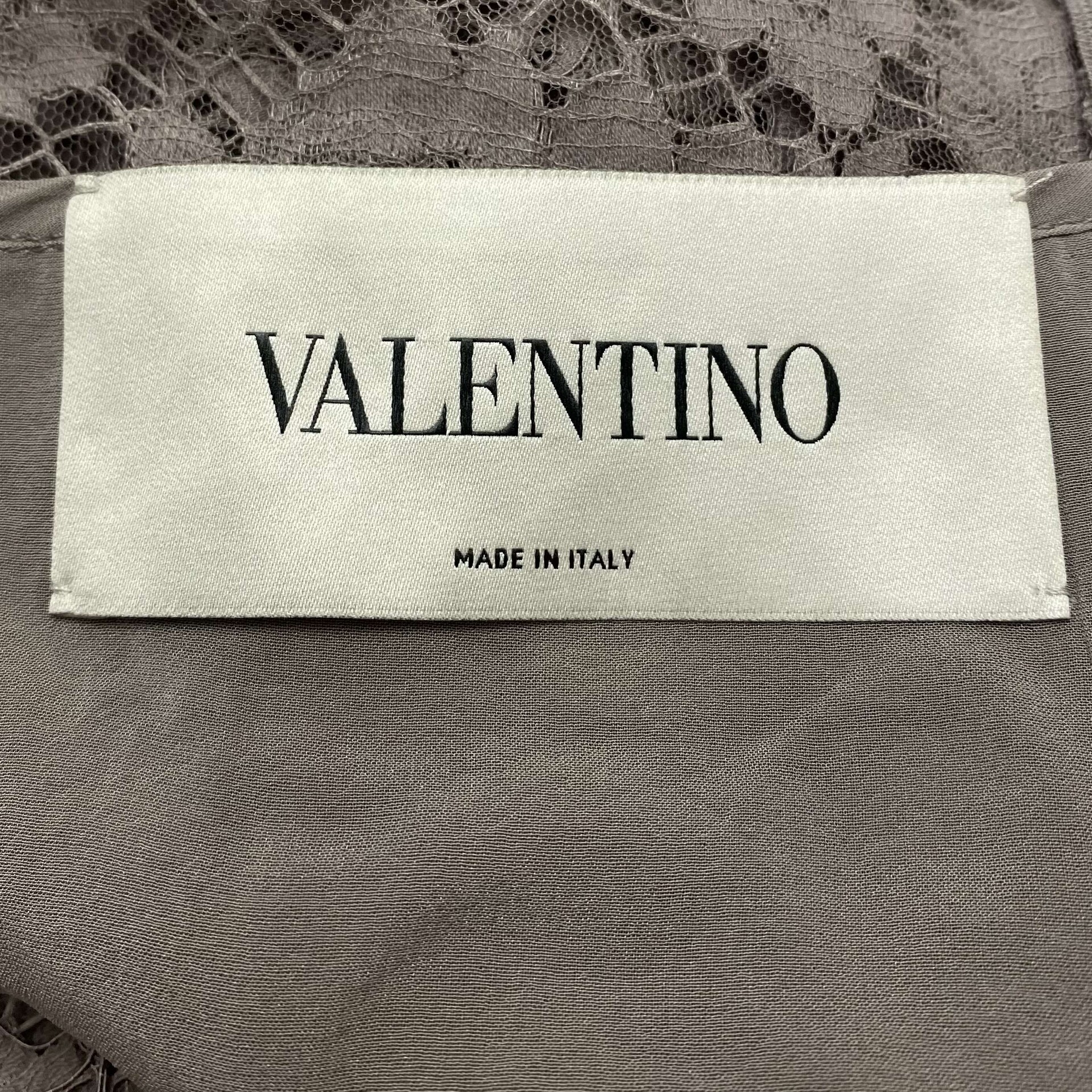 Vestido Valentino Garavani Cinza