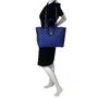 Bolsa Chanel CC Box Shopping Tote Azul