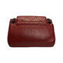 Bolsa Chanel Accordion Flap Couro Caviar Vermelho