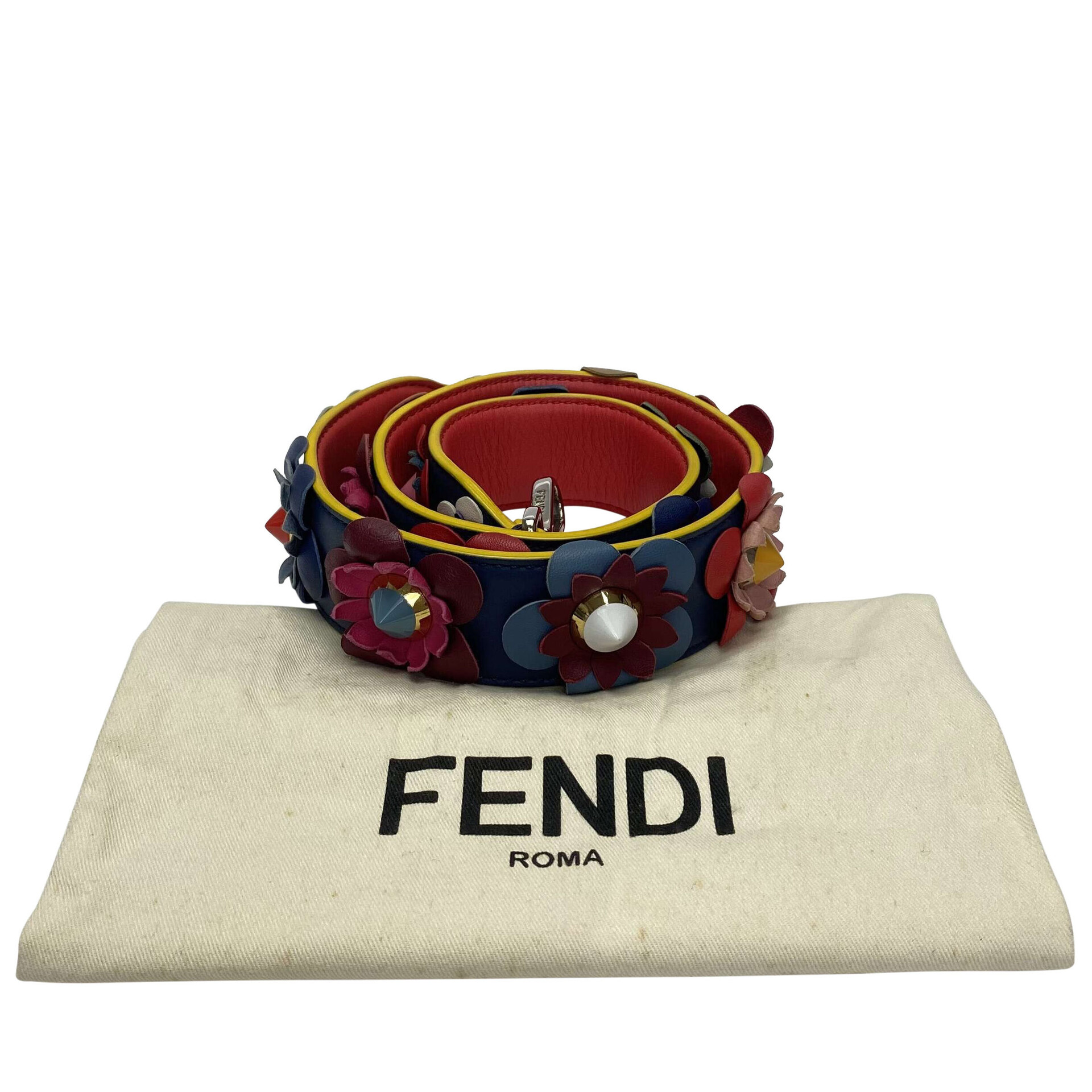 Alça Fendi Strap You Floral Multicolor