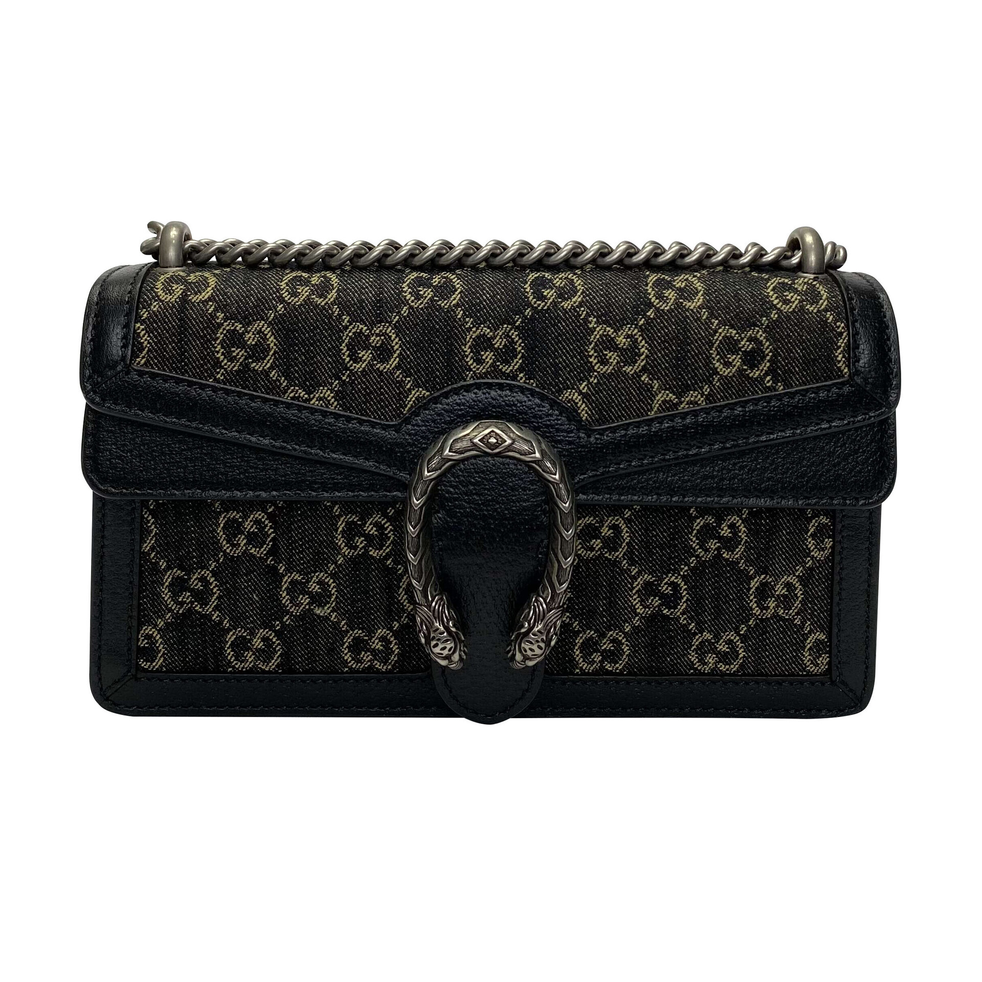 Bolsa Gucci Dionysus Pequena Monograma Preta