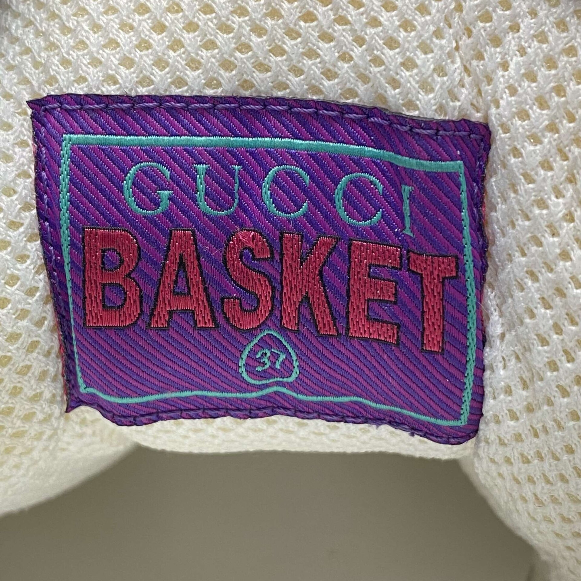 Tênis Gucci Basket Multicolor