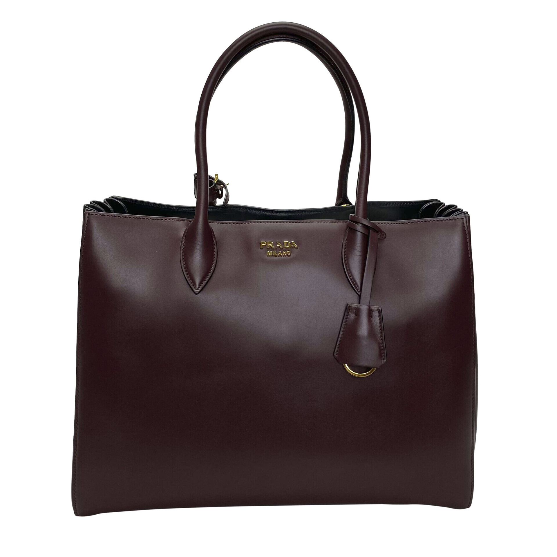 Bolsa Prada Soft Bibliotheque Tote Marrom