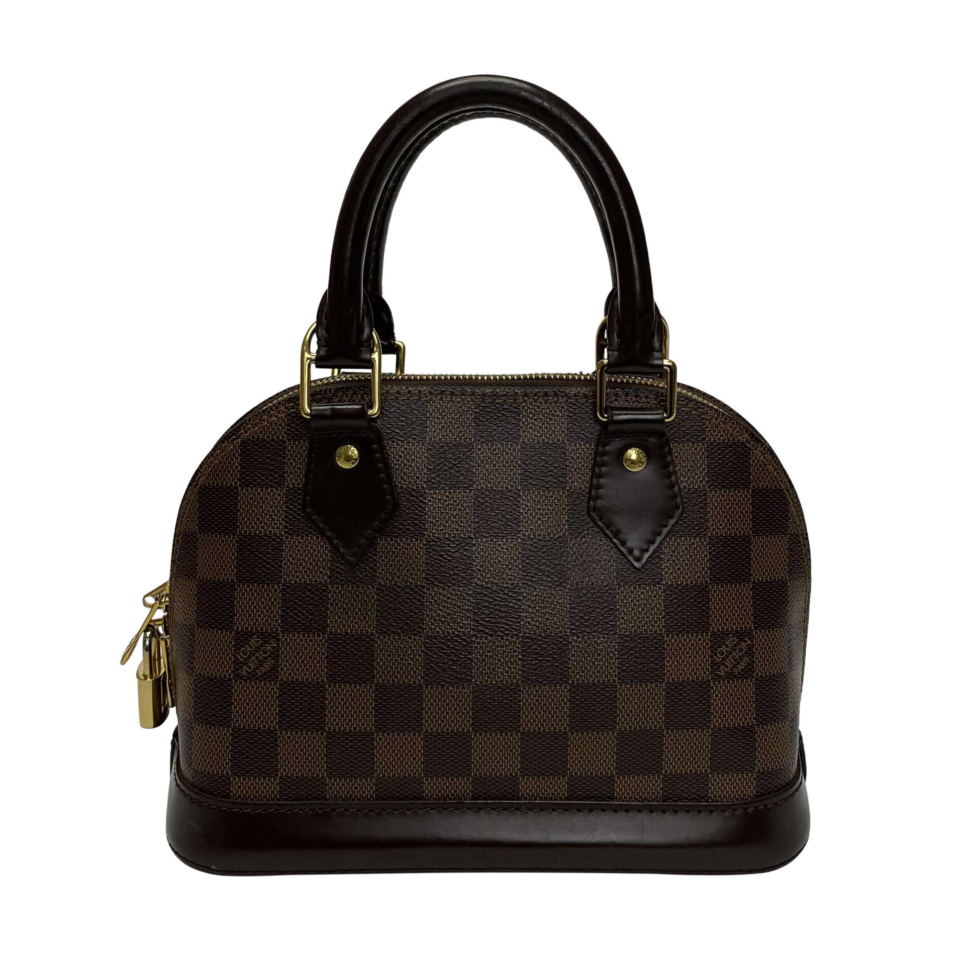 Bolsa Louis Vuitton Alma BB Damier Ébène