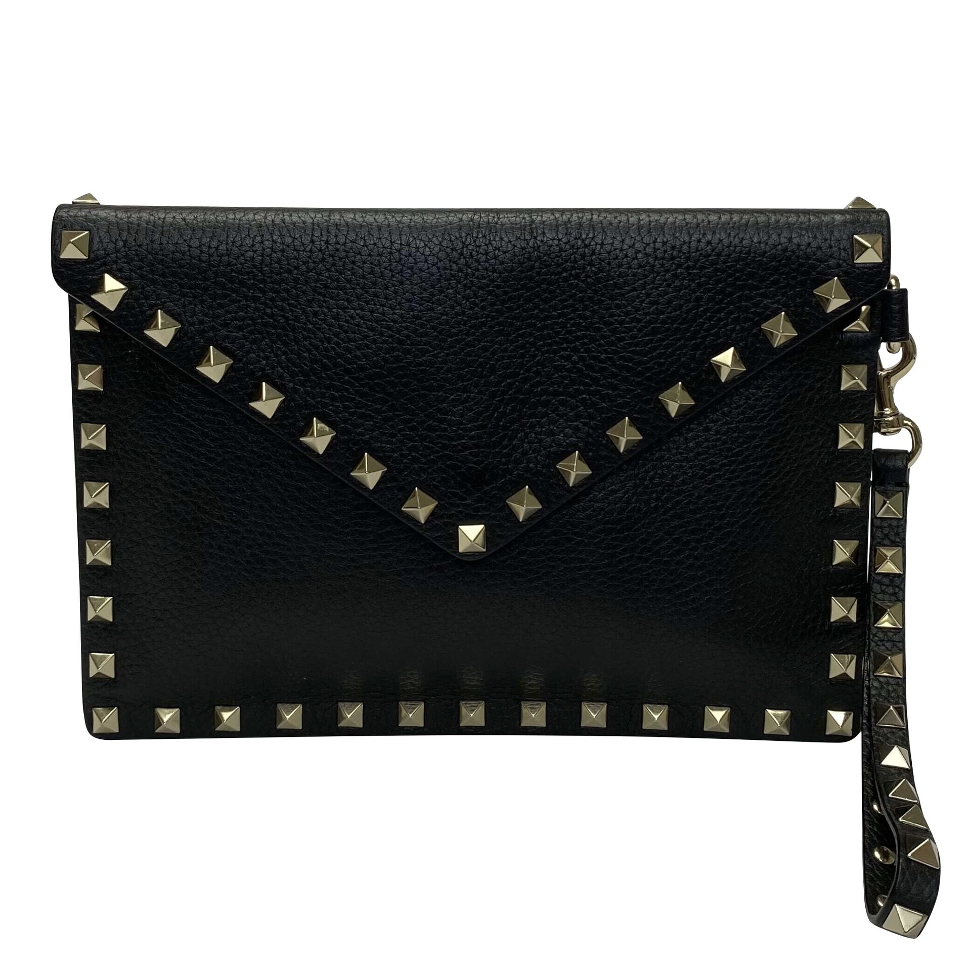 Clutch Valentino Garavani Rockstuds Preta