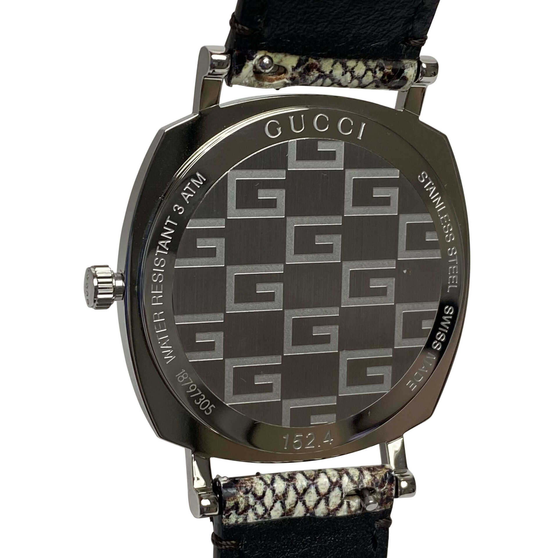 Relógio Gucci Pulseira de Píton