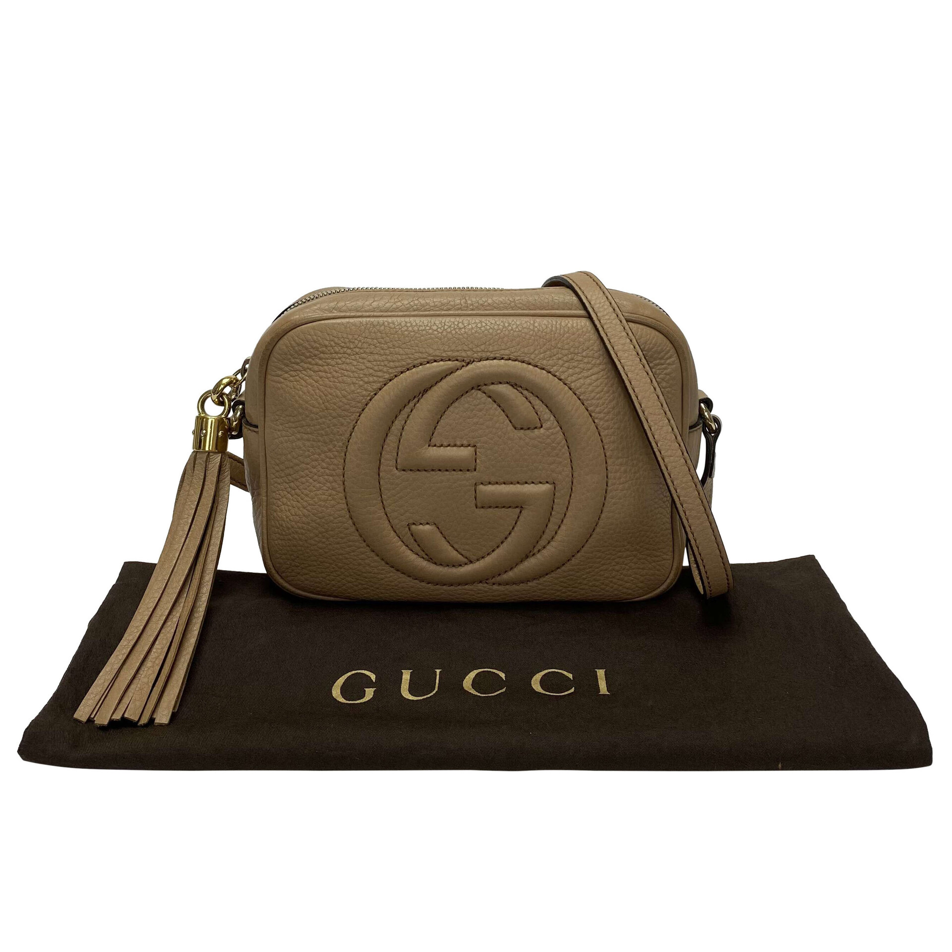 Bolsa Gucci Soho Disco Bege