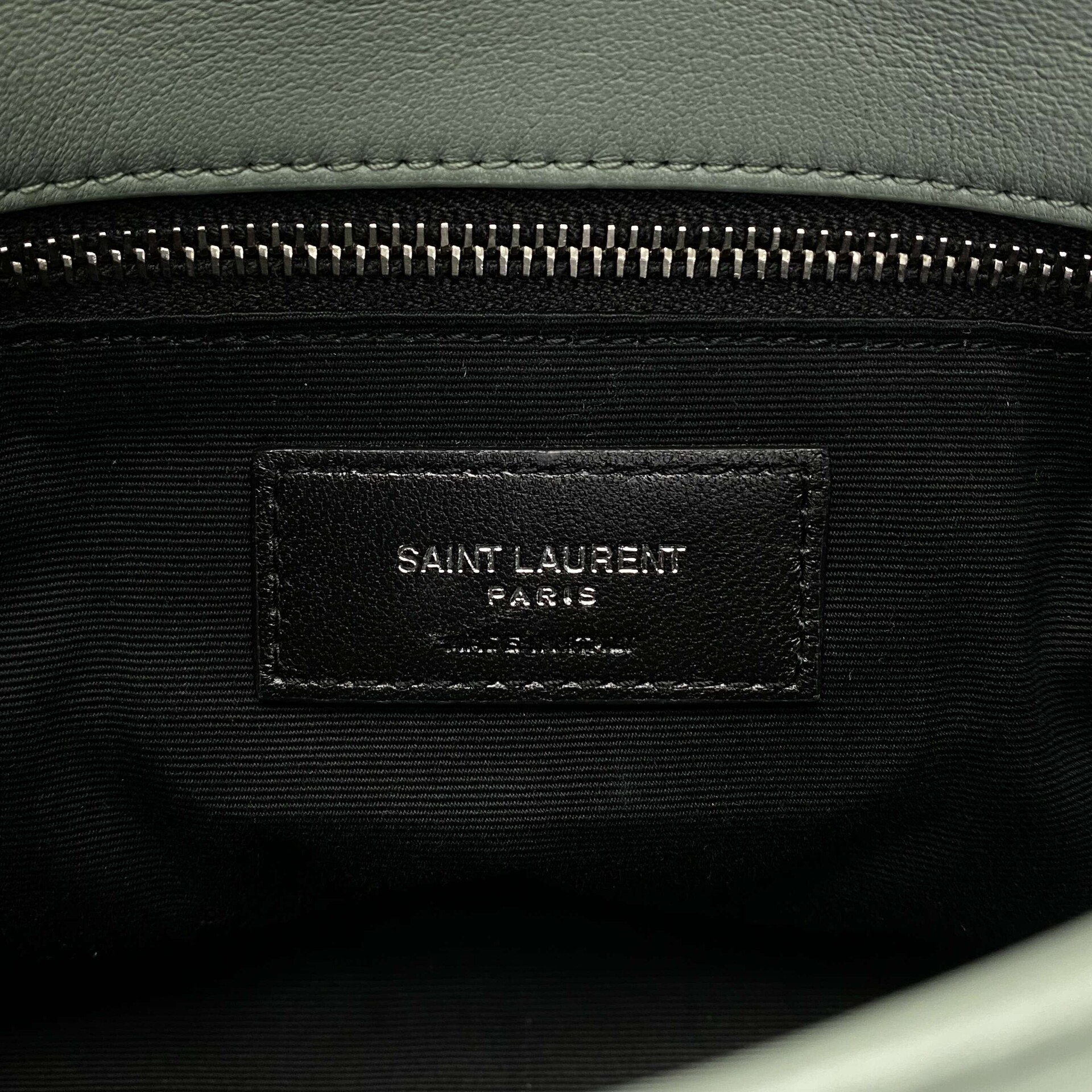 Bolsa Saint Laurent Puffer Verde Small