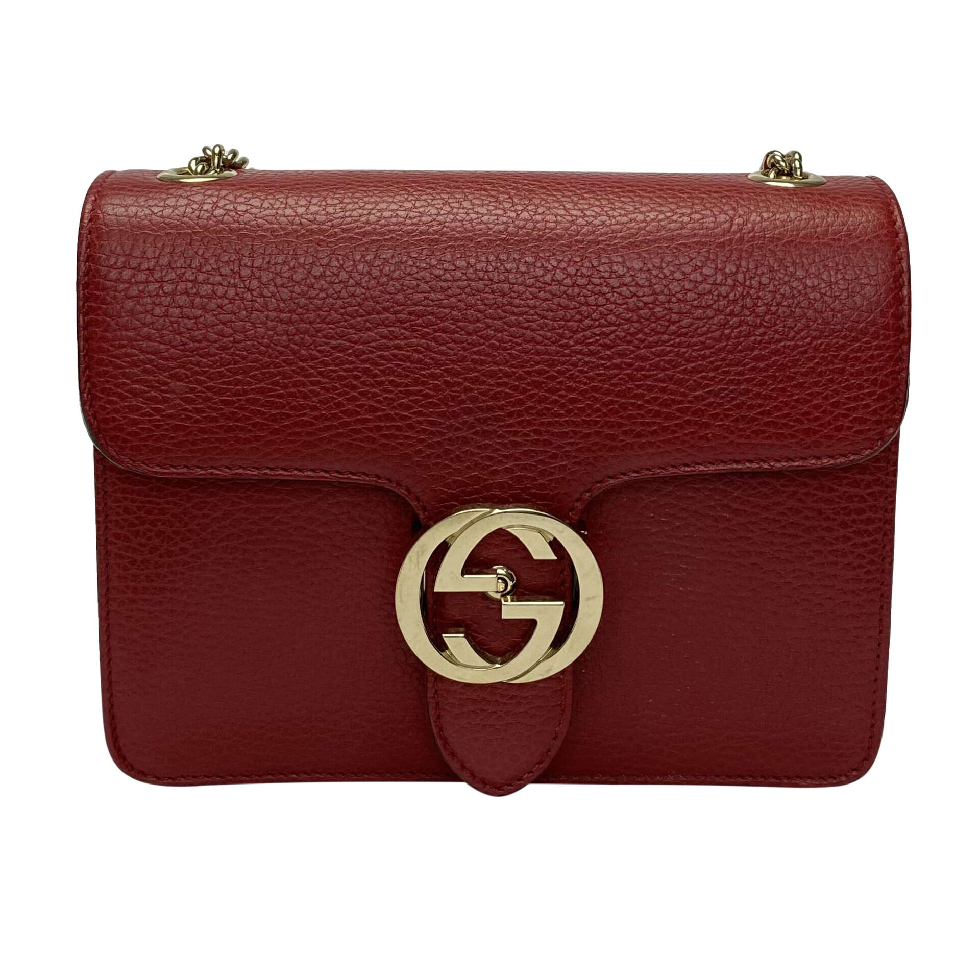 Bolsa Gucci Interlocking Vermelha