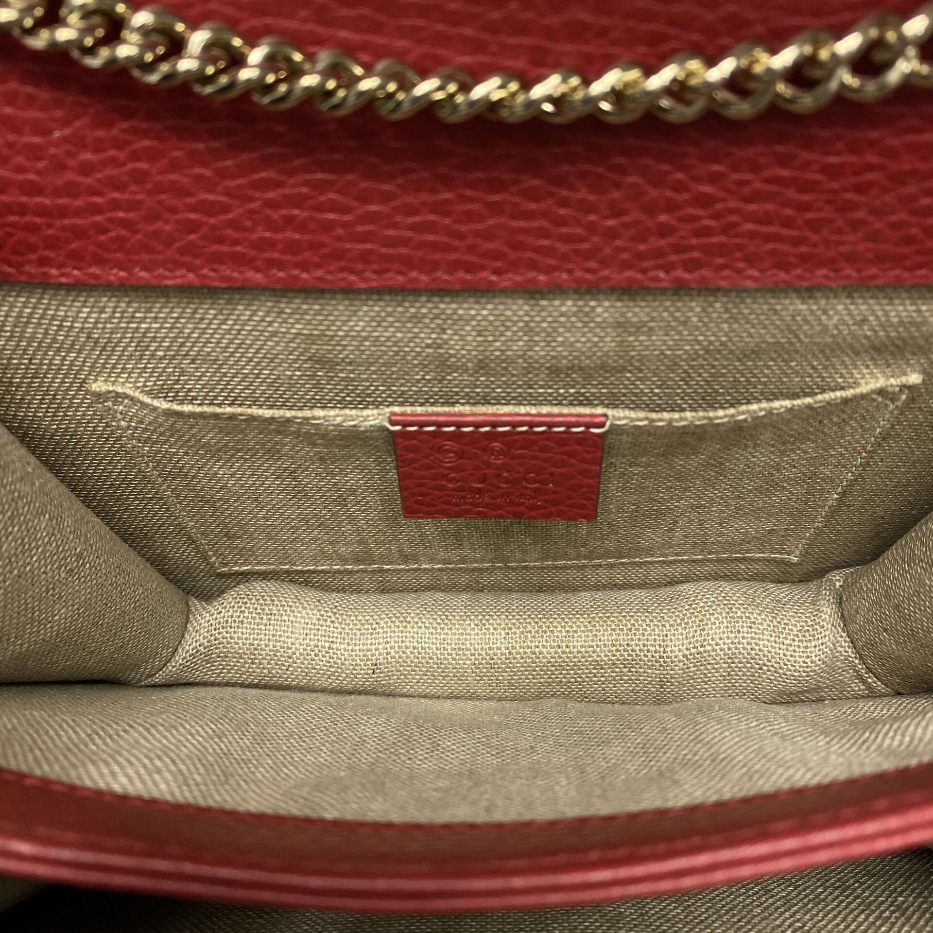 Bolsa Gucci Interlocking Vermelha