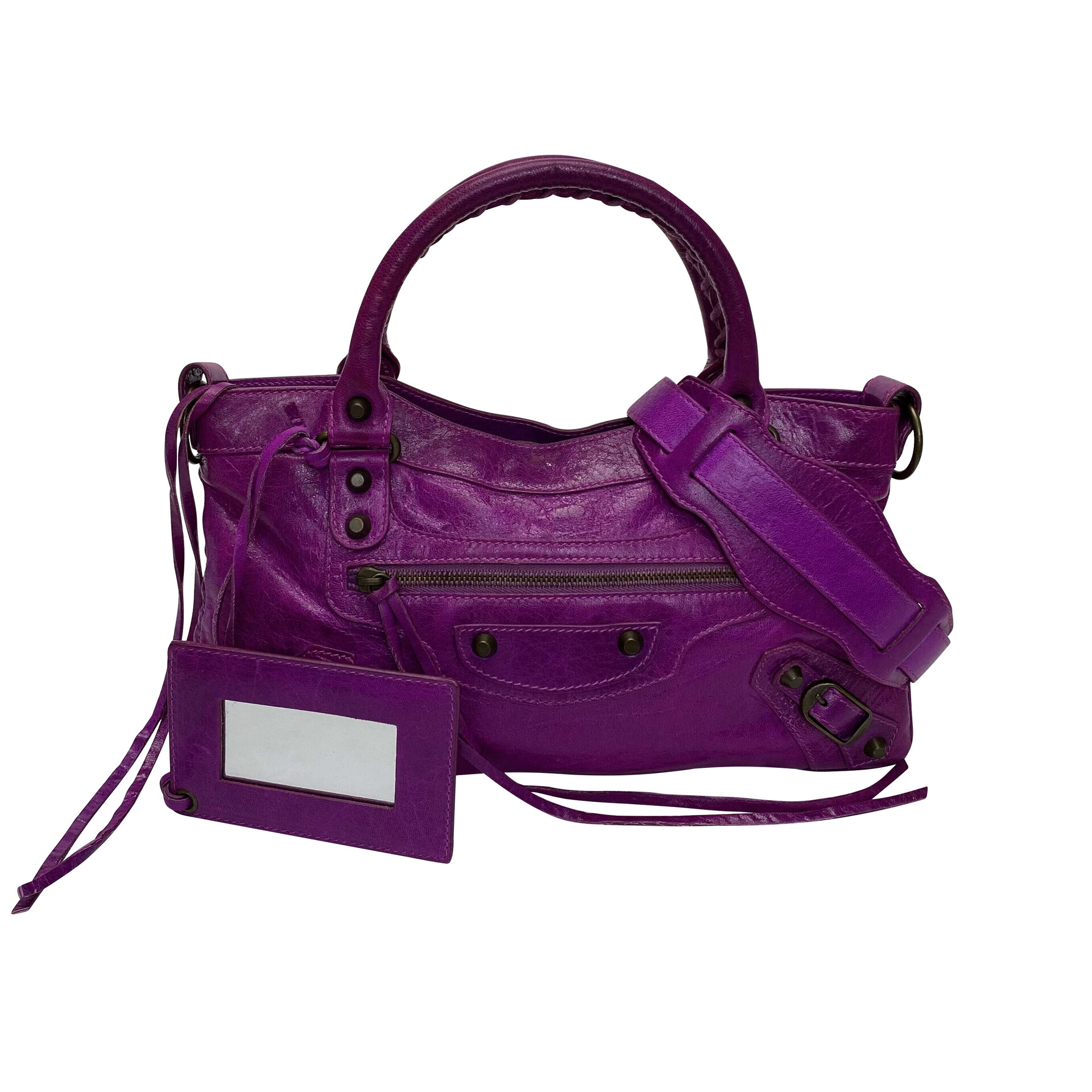 Bolsa Balenciaga Classic City Roxa