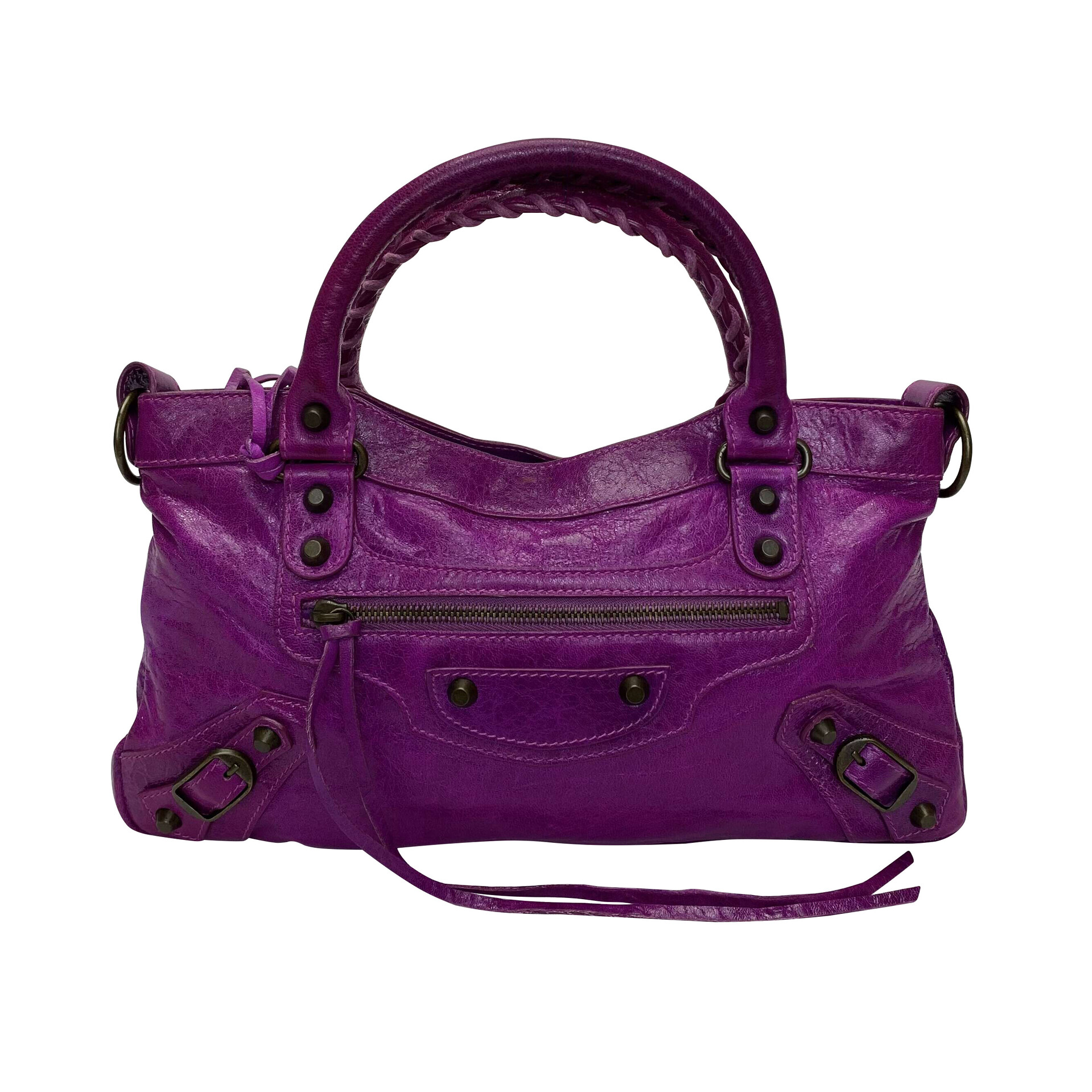 Bolsa Balenciaga Classic City Roxa