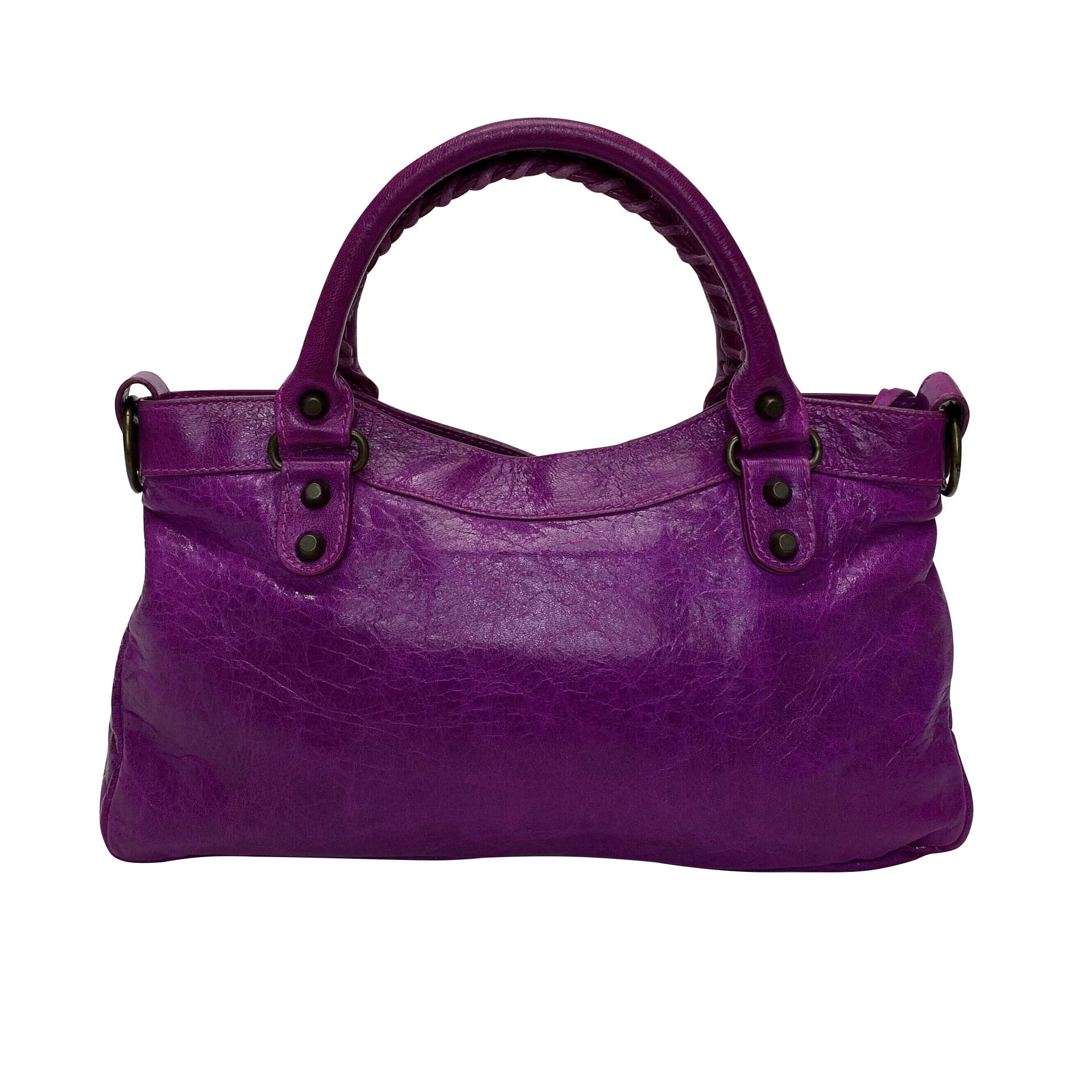 Bolsa Balenciaga Classic City Roxa