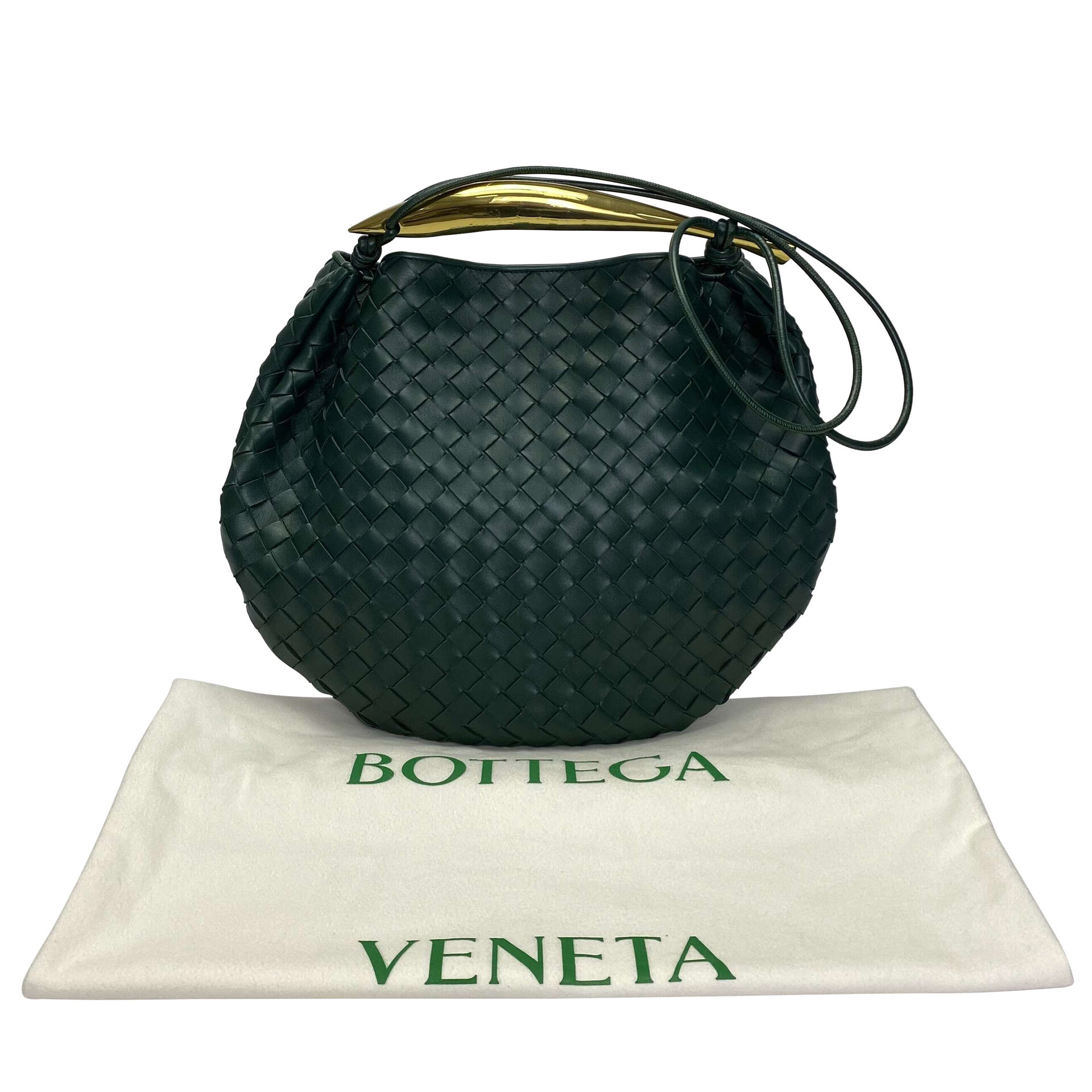 Bolsa Bottega Veneta Sardine Intrecciato Verde