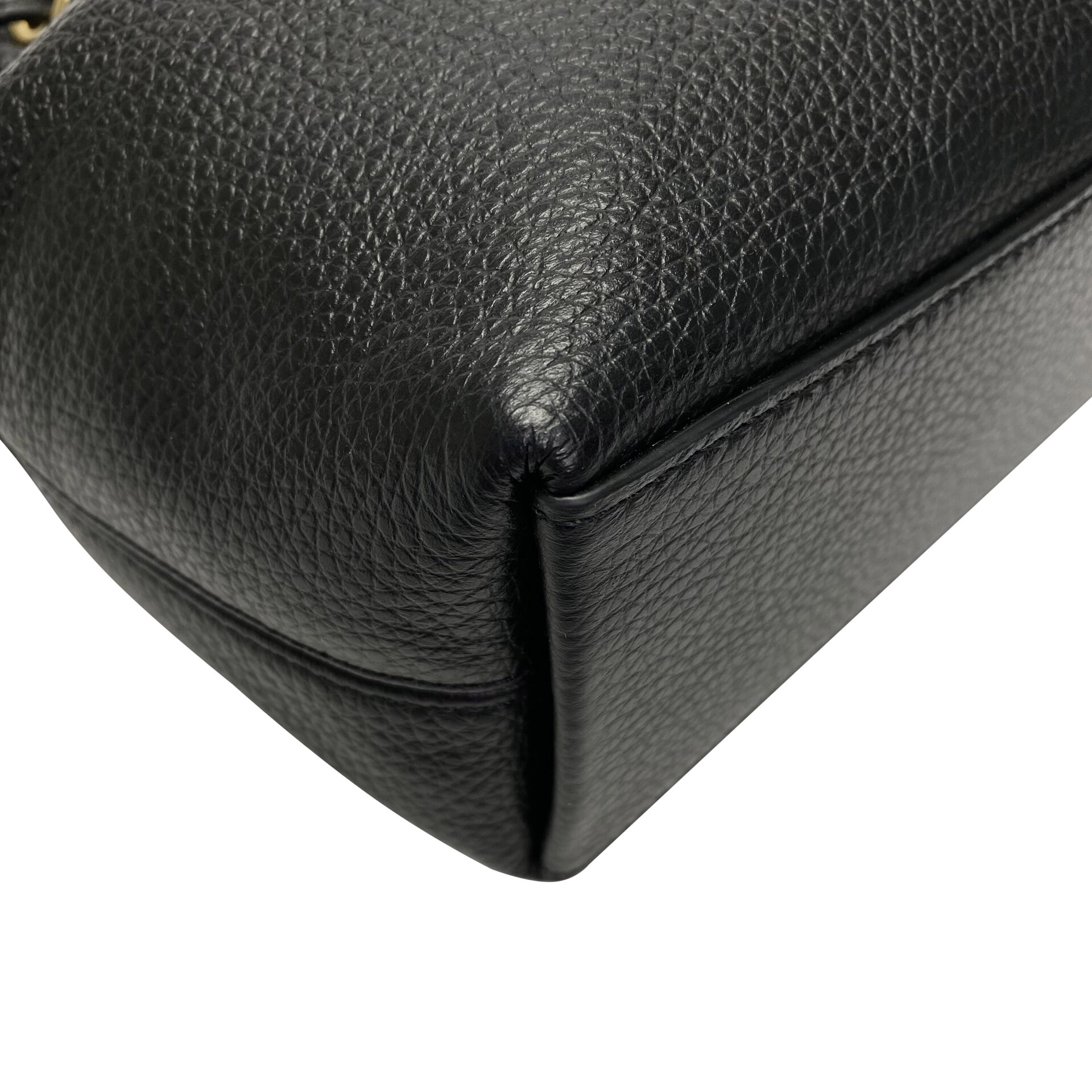 Bolsa Coach Couro Preto