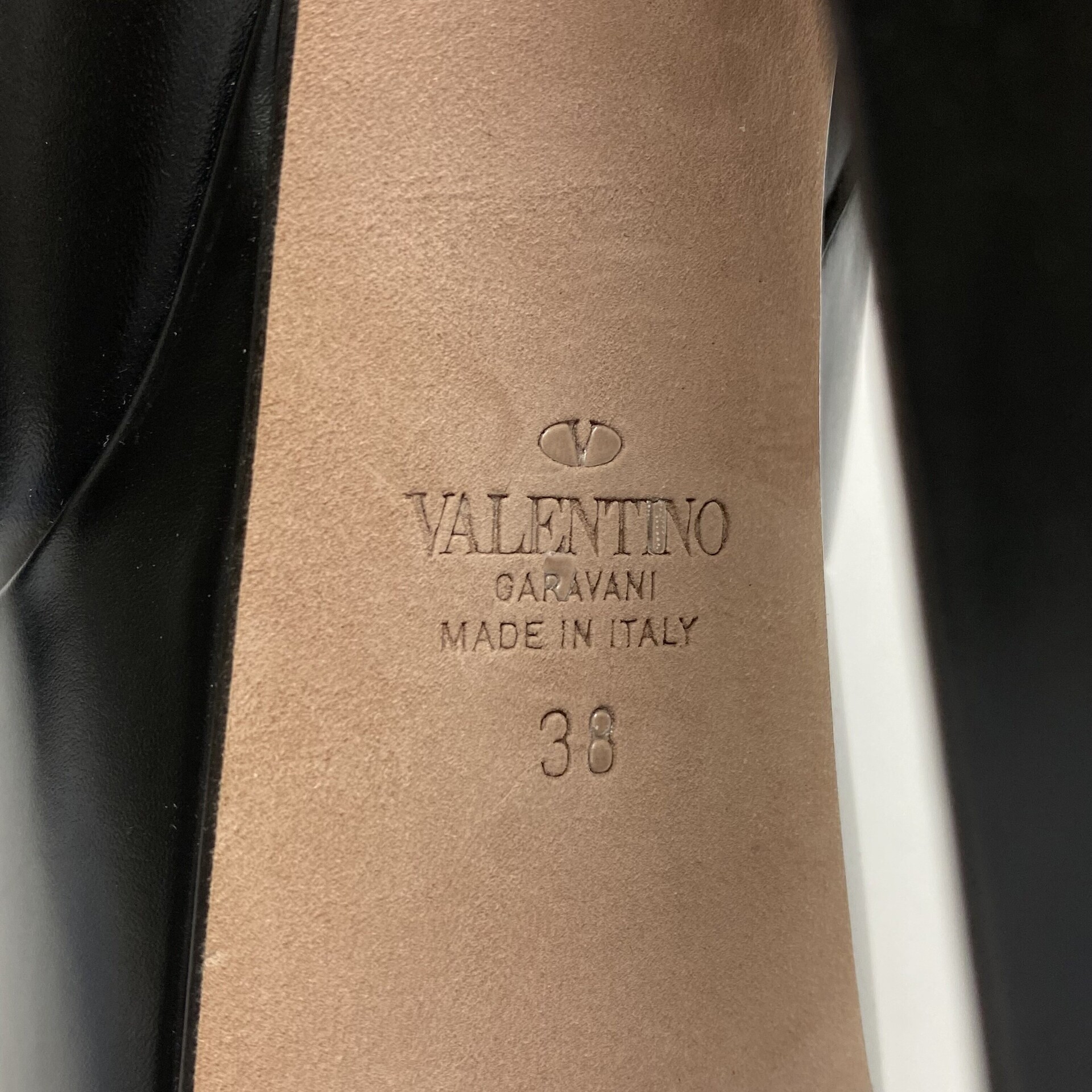 Bota Valentino Garavani Couro Preto