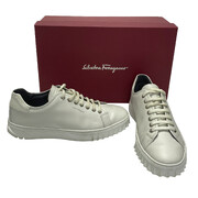 Tênis Salvatore Ferragamo Couro Branco