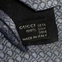 Gravata Gucci Azul Estampada