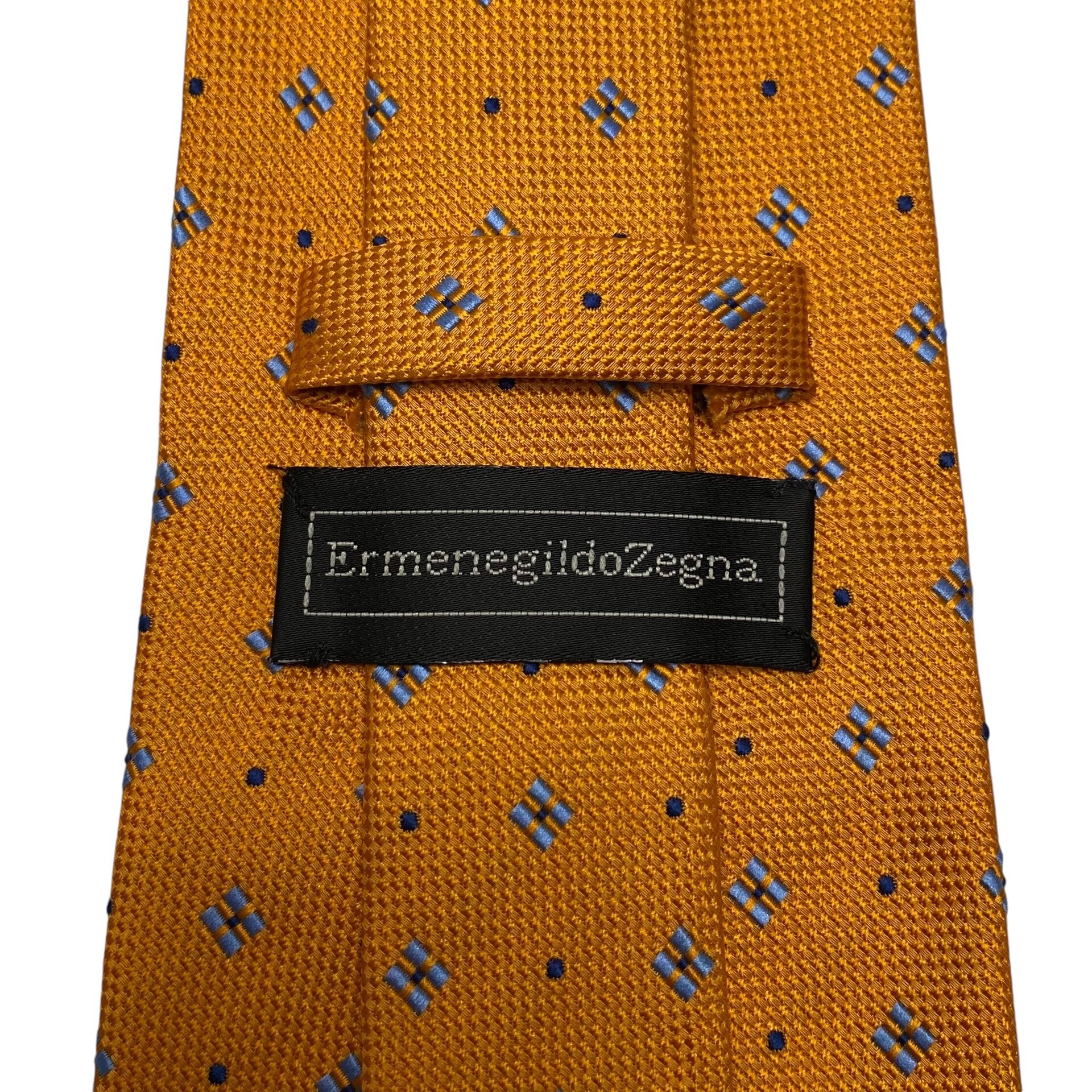 Gravata Ermenegildo Zegna Laranja