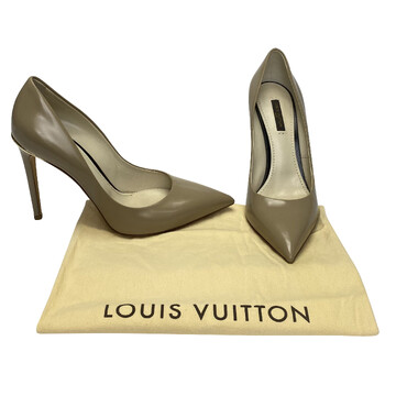 Scarpin Louis Vuitton Couro Nude