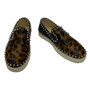 Tênis Christian Louboutin Pik Boat Leopard Print